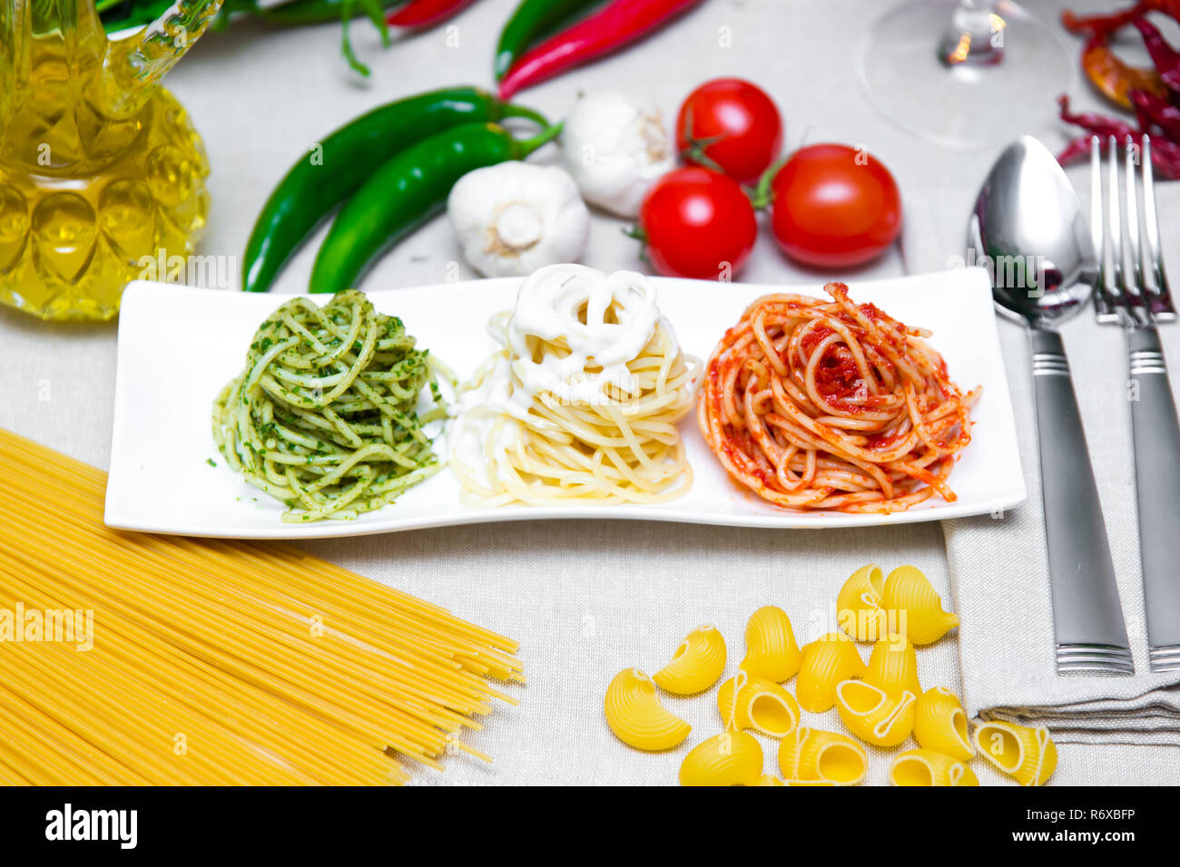 Spaghetti for all Stock Photo - Alamy