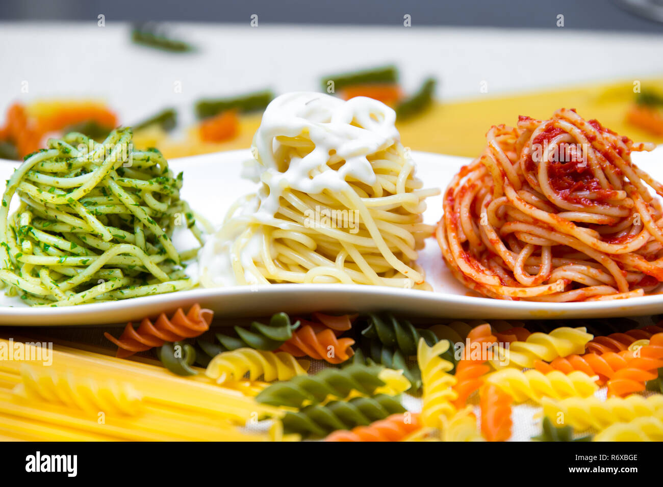 Spaghetti for all Stock Photo - Alamy
