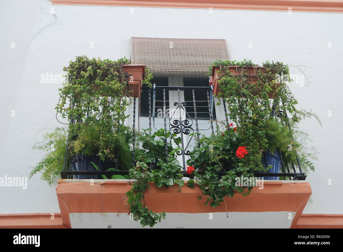 spanish balcony,andalusia Stock Photo