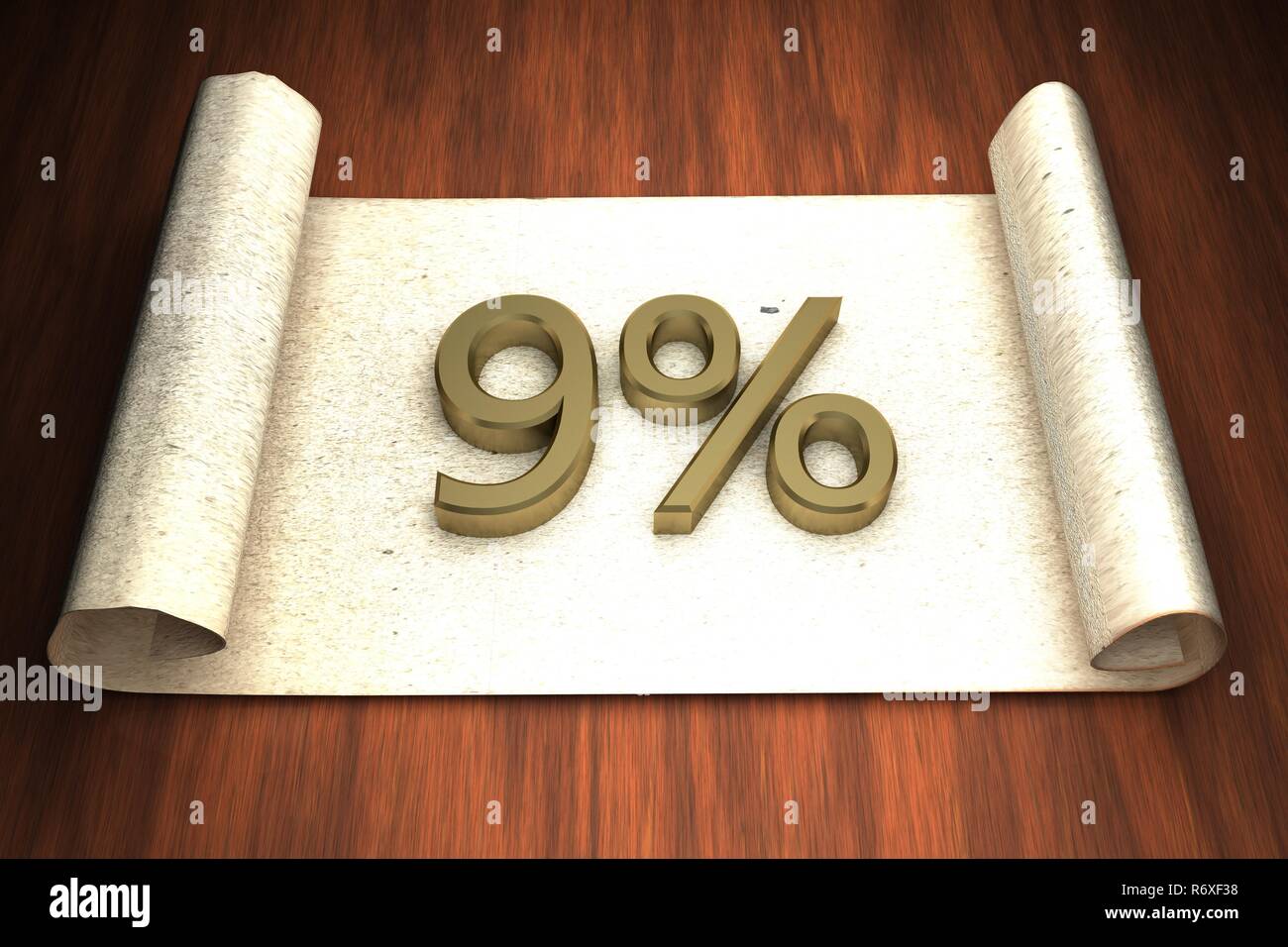 Point 9 Percnt 9 per cent Stock Photo - Alamy