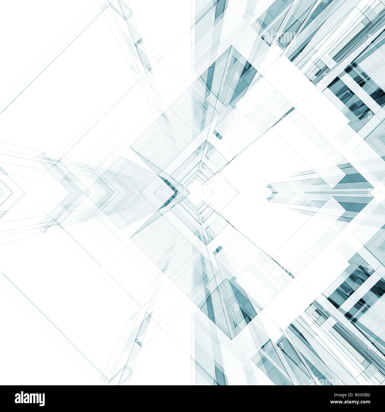 Abstract architecture background. 3d rendering Stock Photo - Alamy