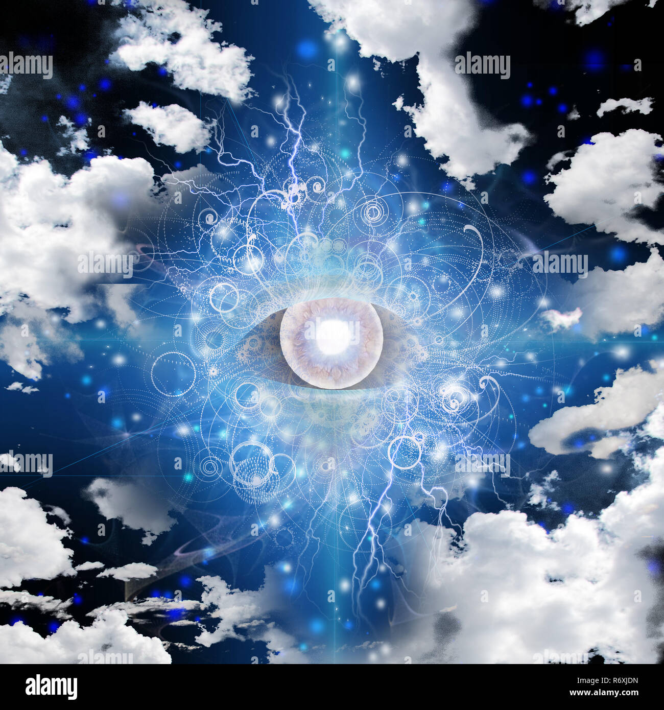 Eye in Sky Stock Photo Alamy