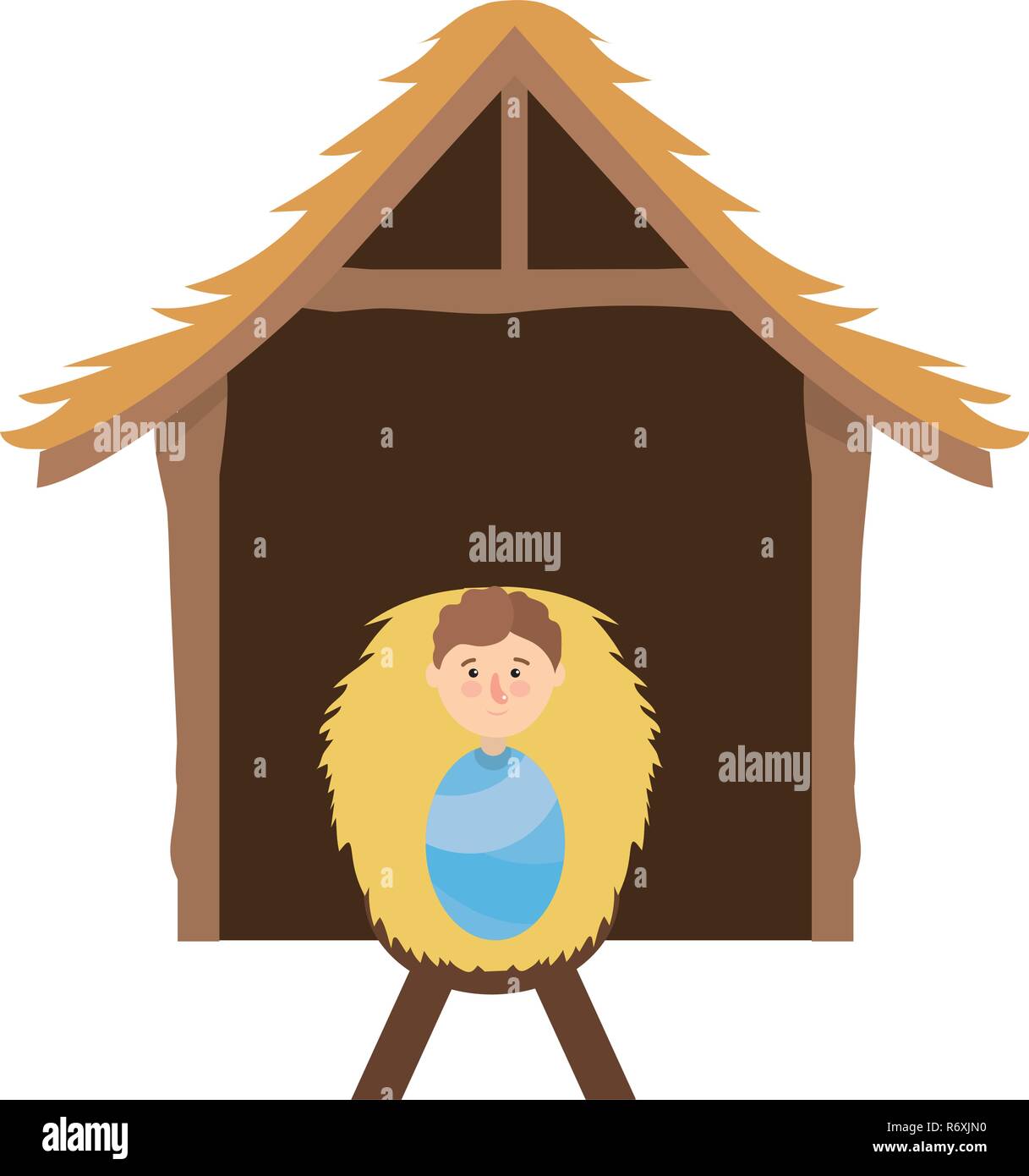 christmas nativity scene cartoon Stock Vector Image & Art - Alamy
