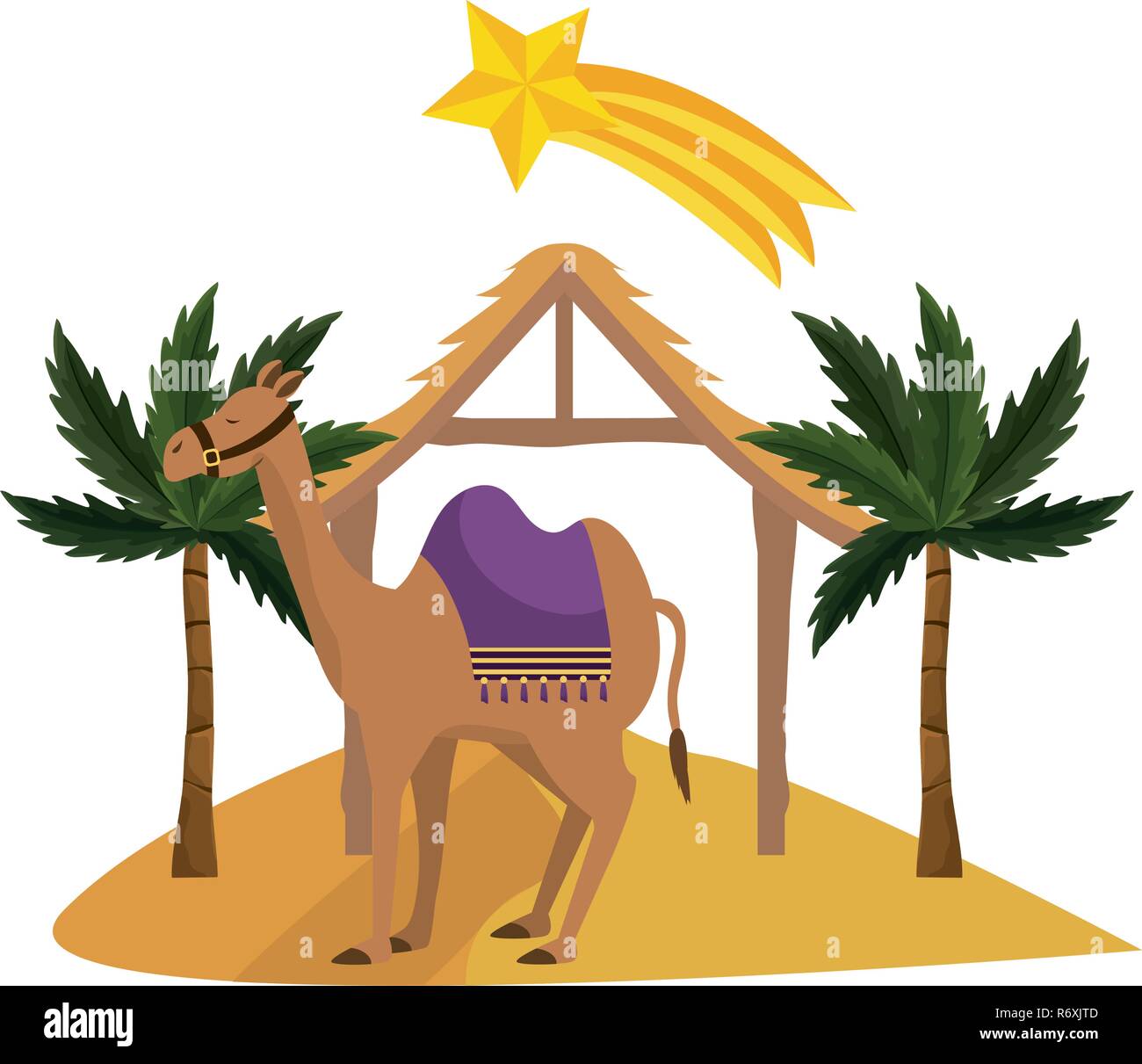 Church nativity bethlehem Stock Vector Images - Alamy