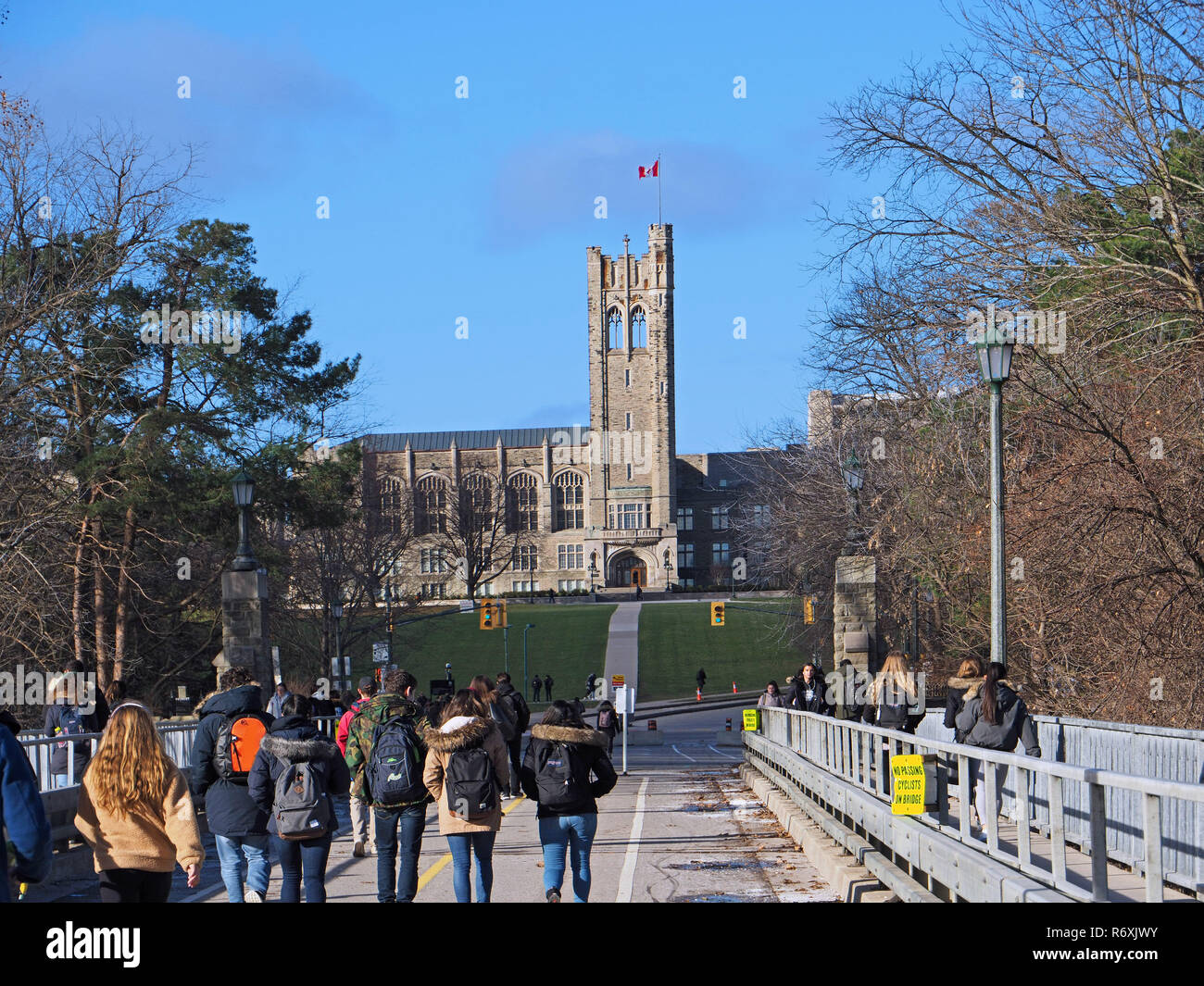 University College at the University of Western Ontario, London, Ontario, Canada Stock Photo