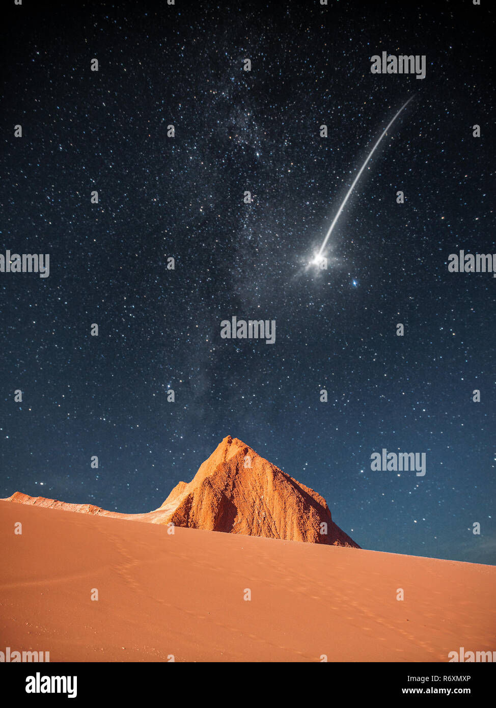 falling star Stock Photo Alamy