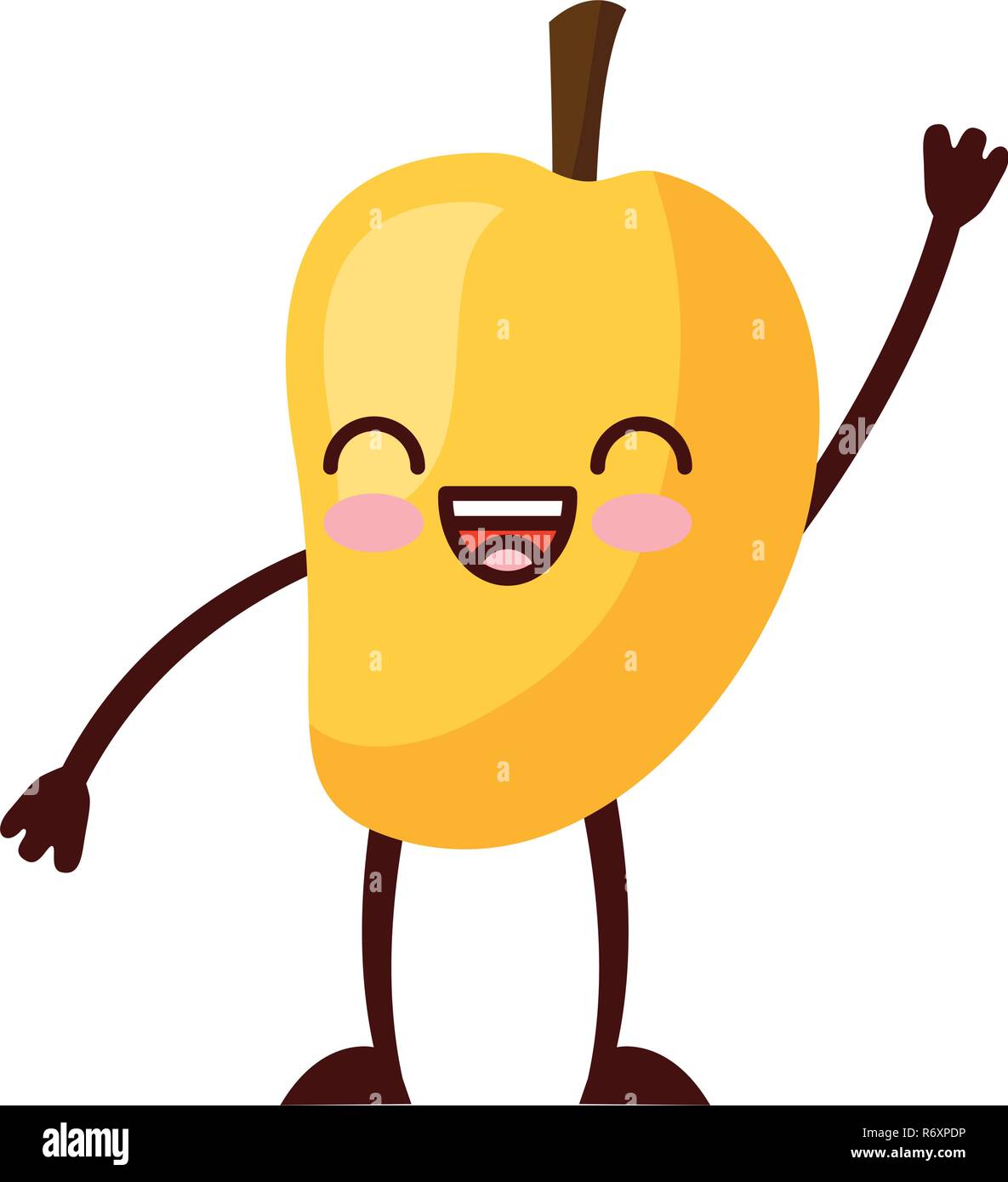 kawaii cute mango cartoon character Stock Vector Image & Art - Alamy