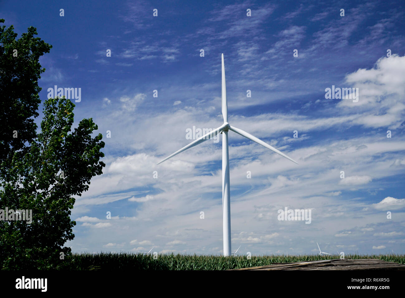 Meadow Lake Wind Farm in northern Indiana, United States Stock Photo Alamy