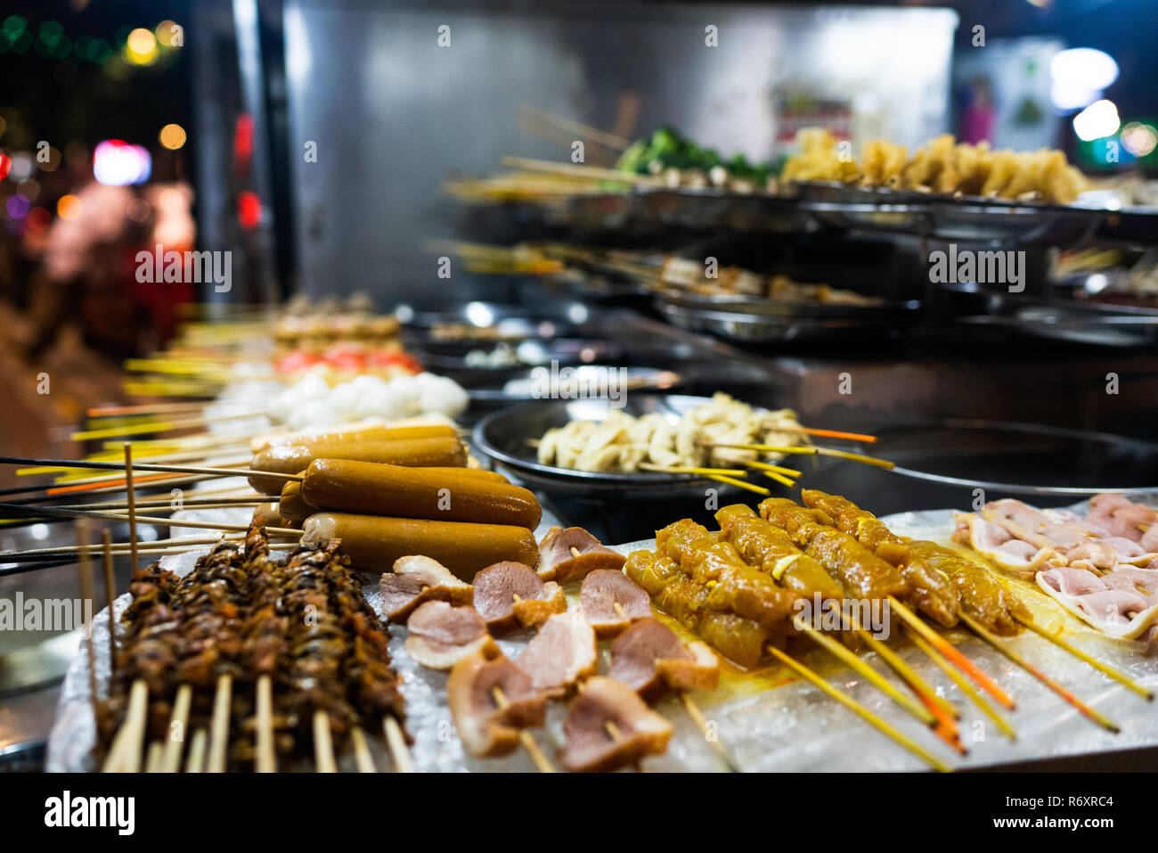 Street food in Kuala Lumpur Stock Photo - Alamy