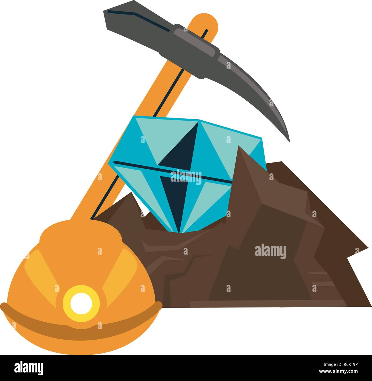 Mining Tools Cut Out Stock Images & Pictures - Alamy