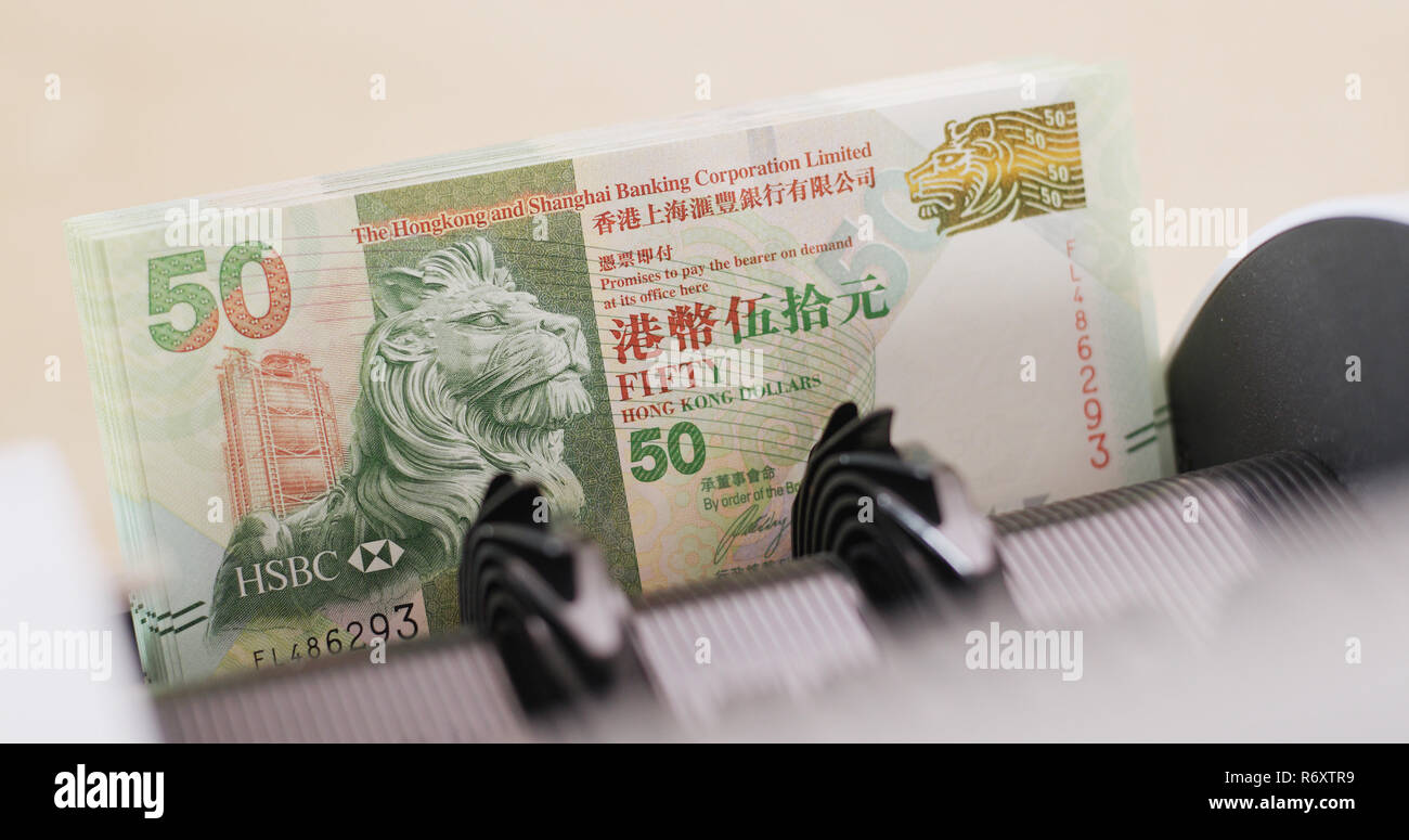 Hong kong 50 dollar notes hi-res stock photography and images - Alamy