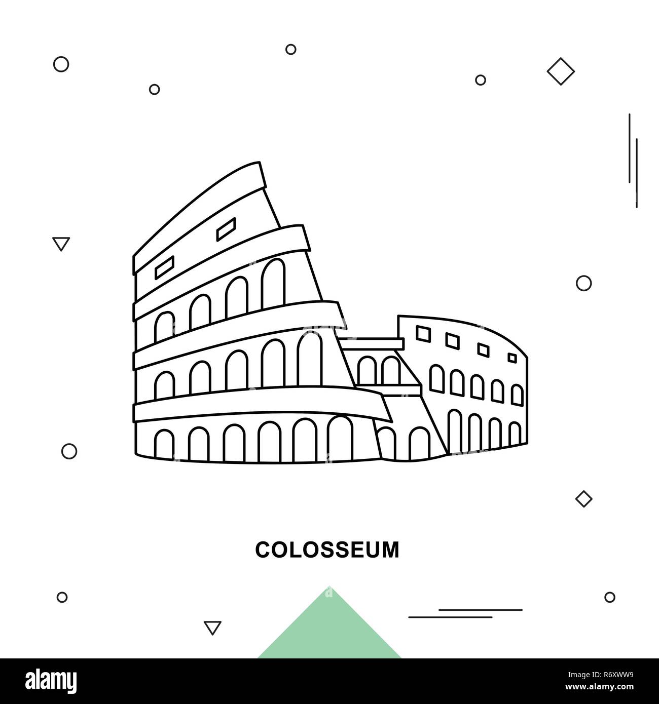 COLOSSEUM Stock Vector