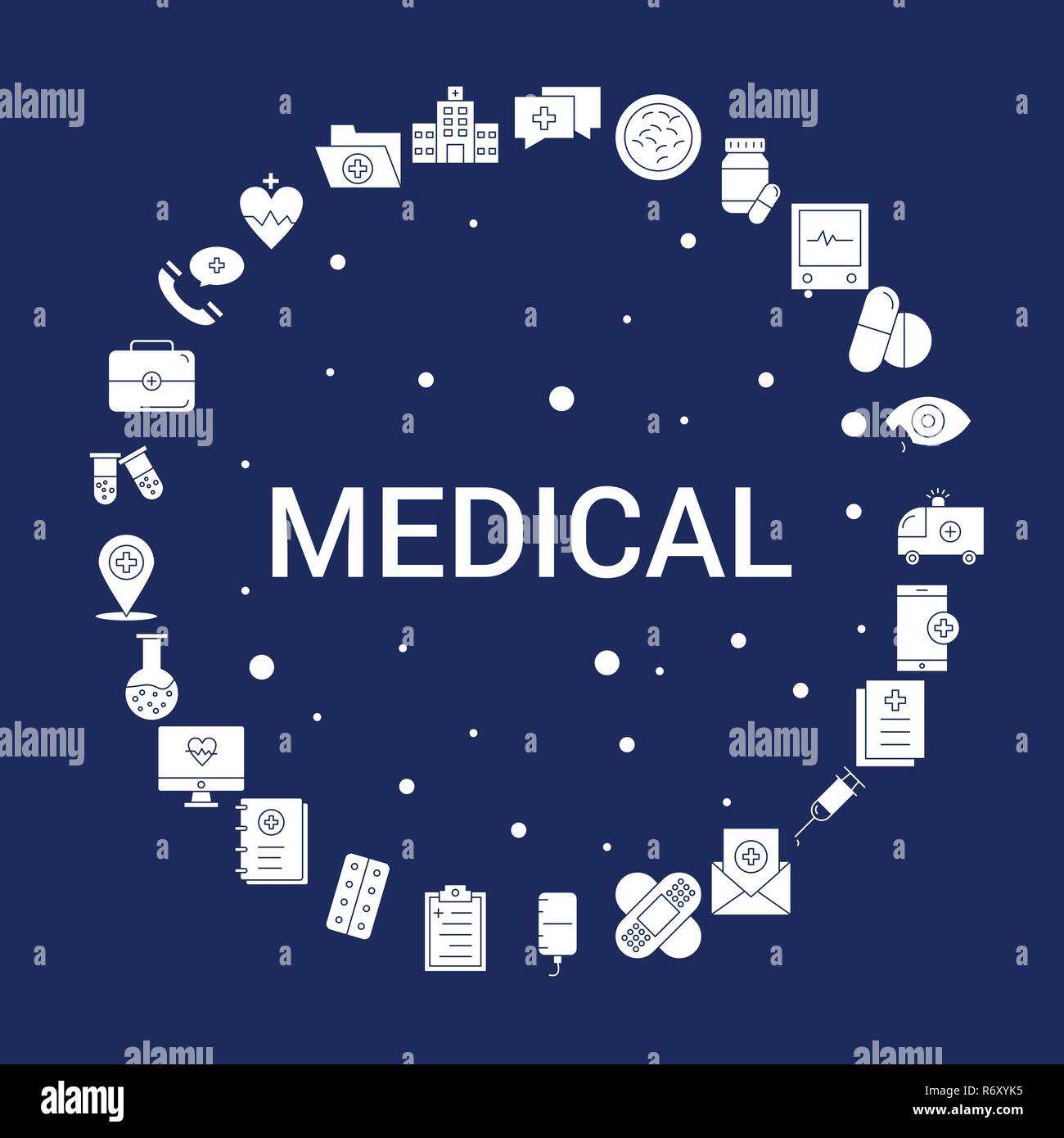 Medical computer files Stock Vector Images - Alamy