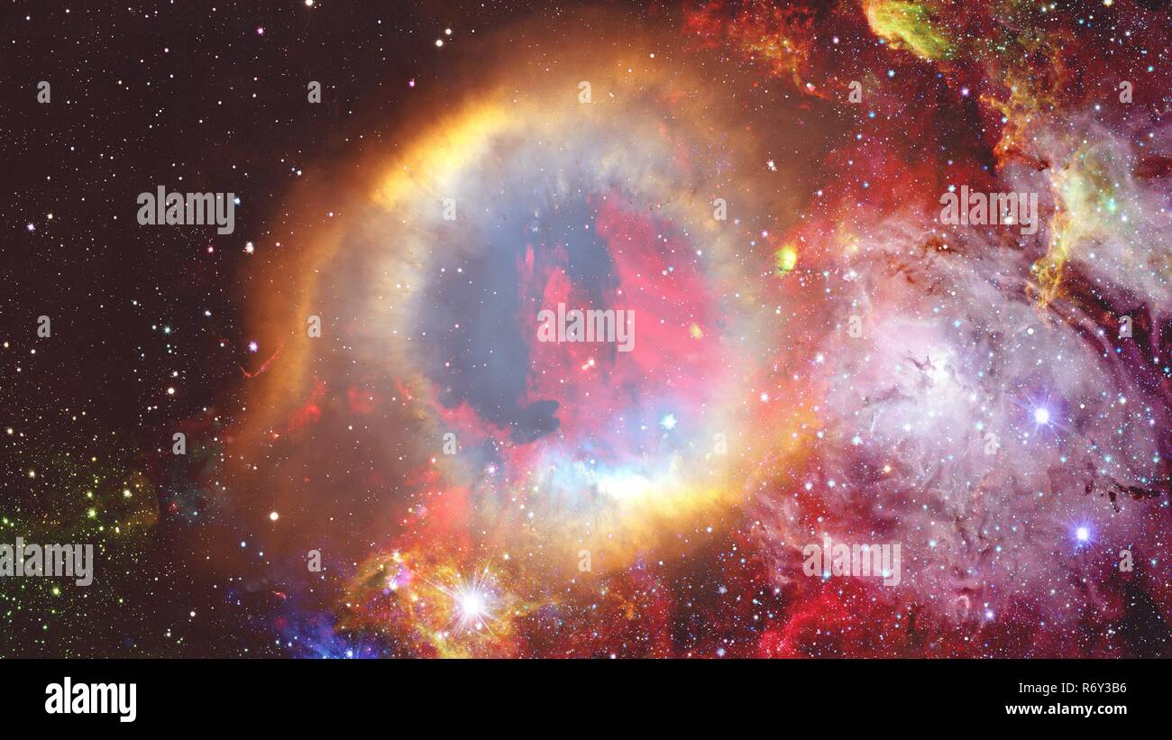 Universe filled with stars, nebula and galaxy Stock Photo - Alamy