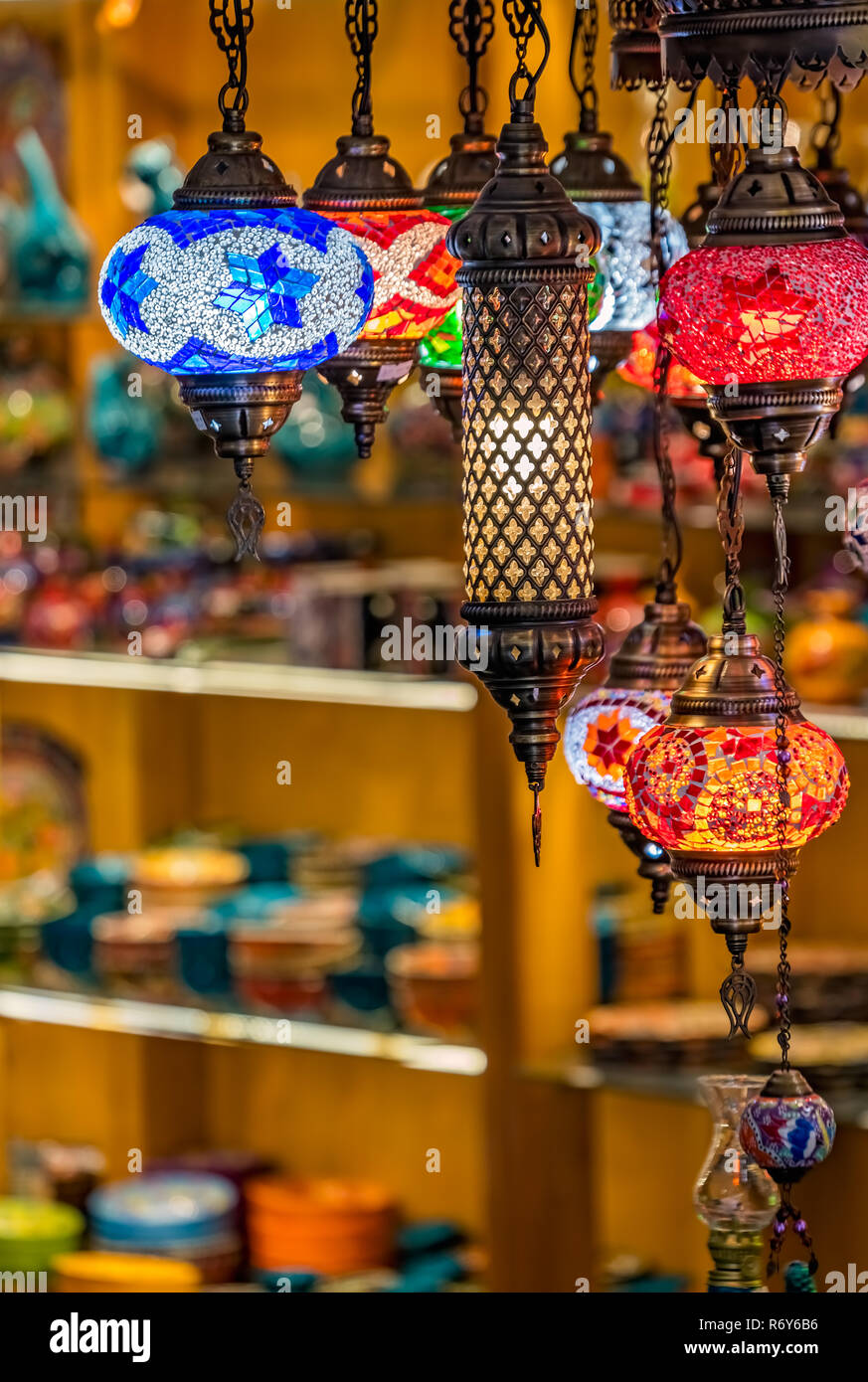 Colorful art work lamps hi-res stock photography and images - Alamy