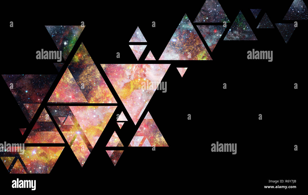 Space and geometry design. Elements of this image furnished by NASA