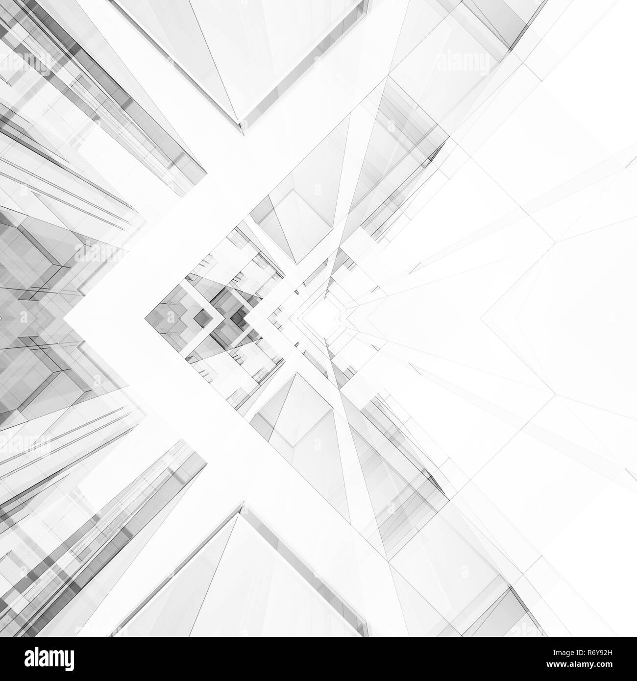 Architecture Model Blueprint Black and White Stock Photos & Images Alamy