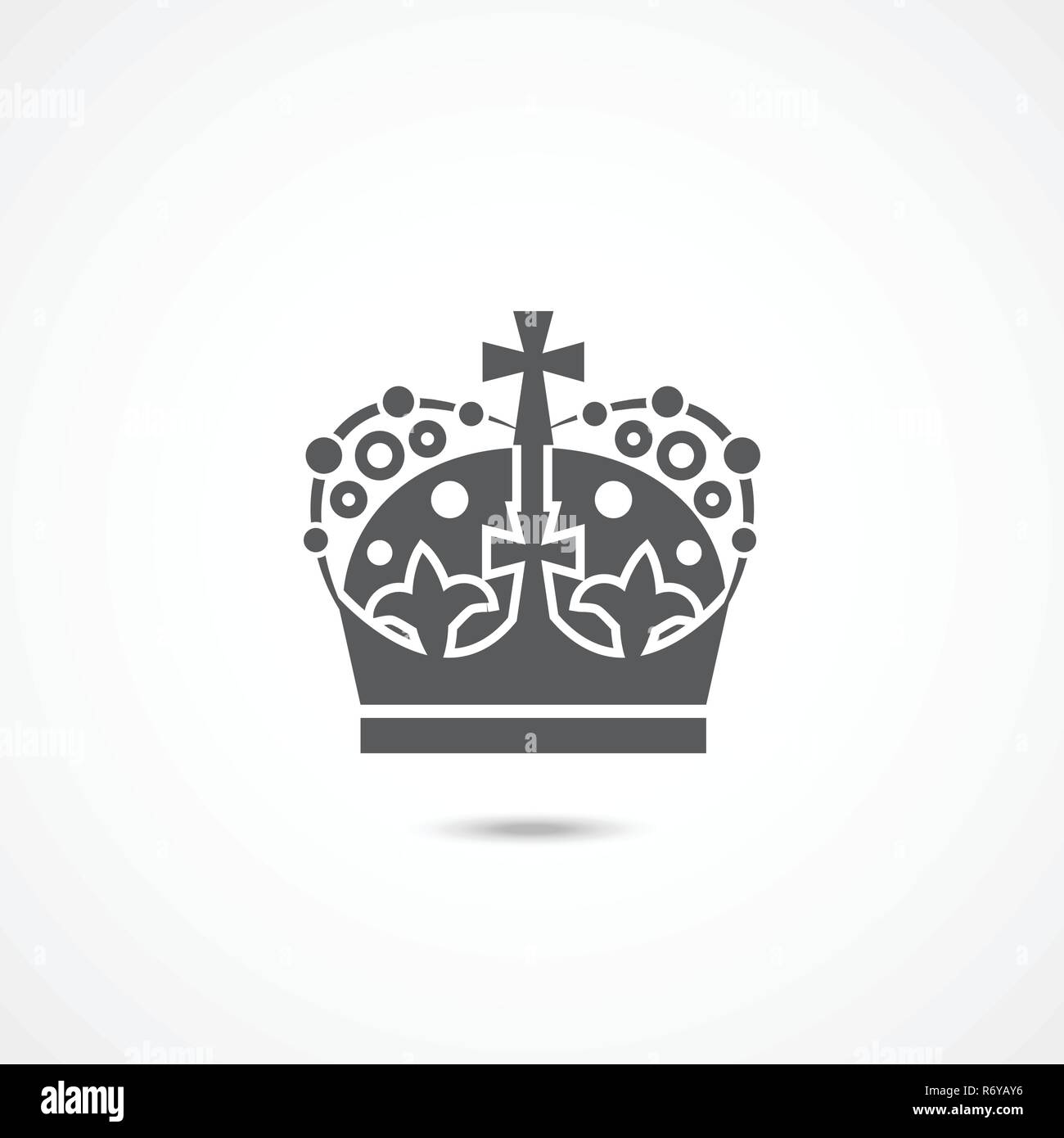 Crown Vector Icon Stock Vector