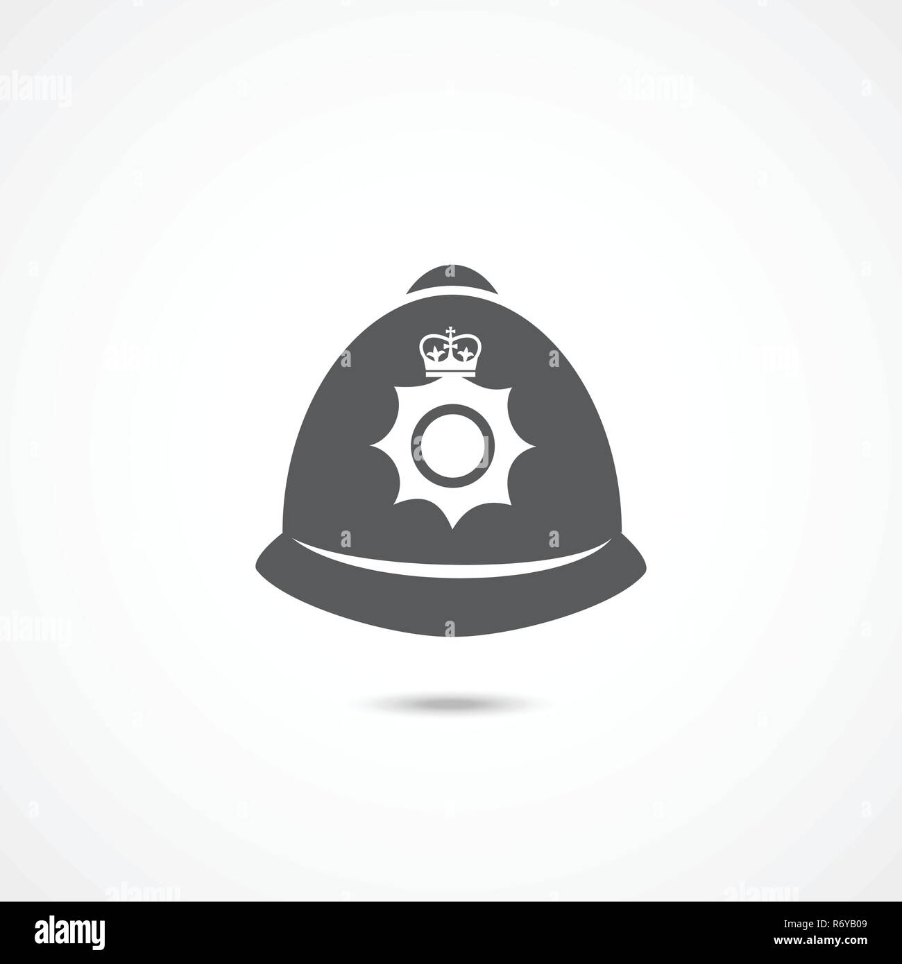 London police hat icon Stock Vector