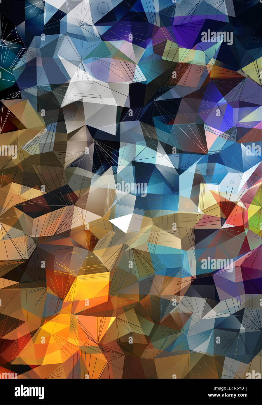 Triangular gradients hi-res stock photography and images - Alamy