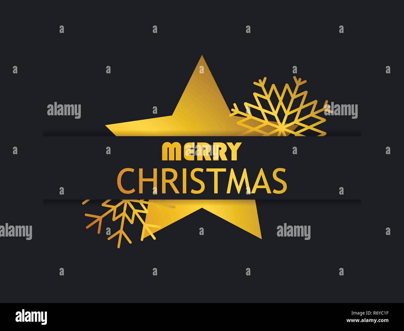 Merry Christmas Vector Banner Template Merry Christmas Everyone Typography Greeting In Empty Frame For Text And Messages With Xmas Elements Of Gifts Stock Vector Image Art Alamy