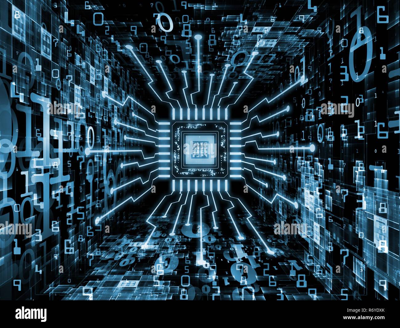 Beyond Computer CPU Stock Photo Alamy