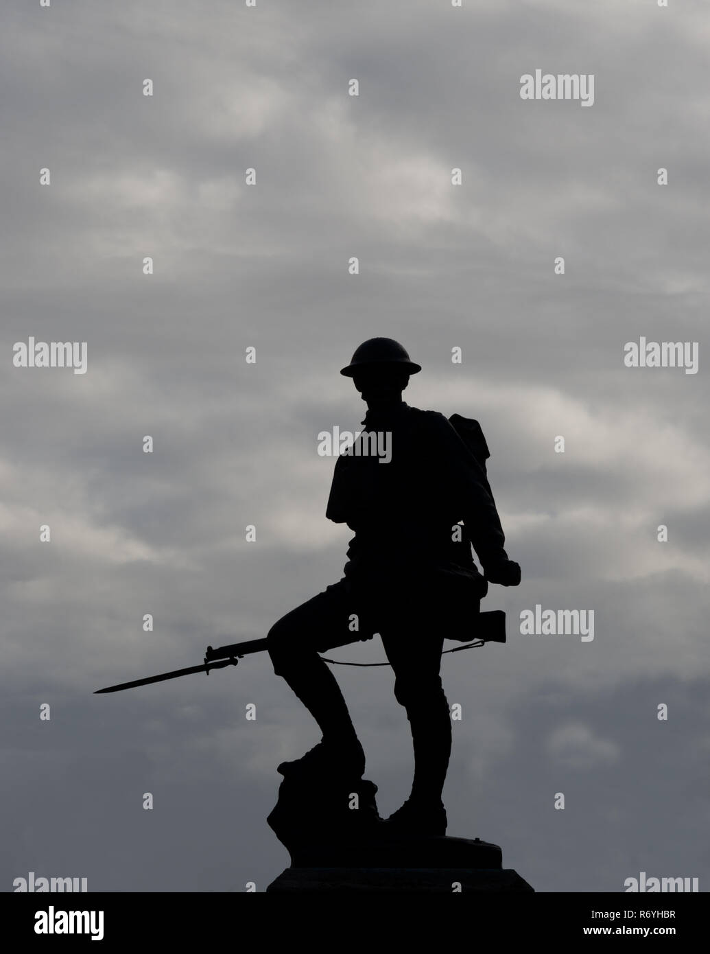 Royal Fusiliers Monument Stock Photo