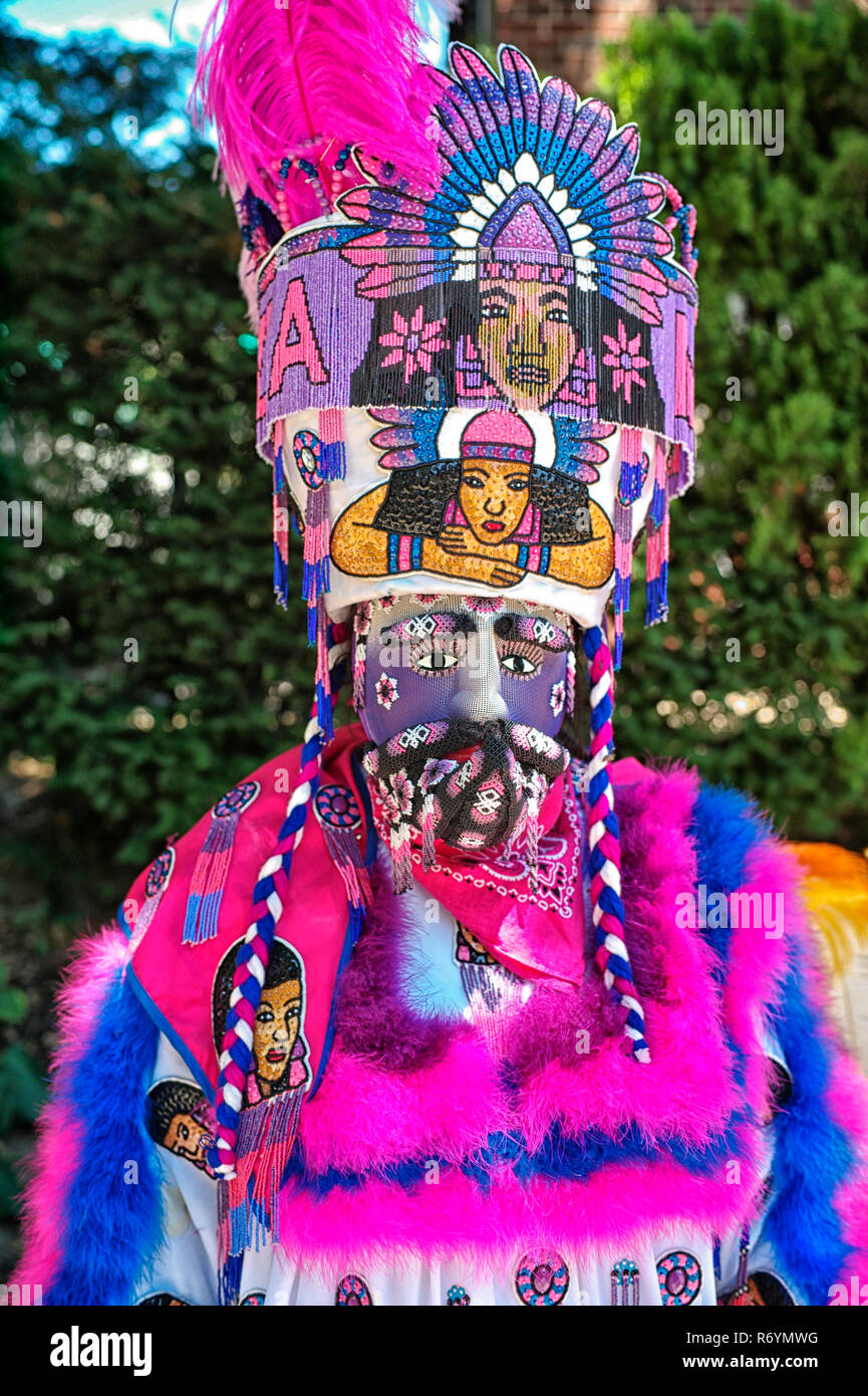 Chinelos are a kind of traditional costumed dancer which is popular in