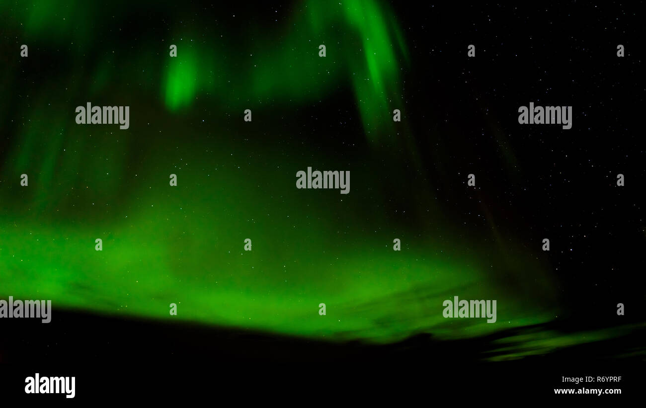 Aurora borealis or northern lights at Tromso, Norway Stock Photo - Alamy