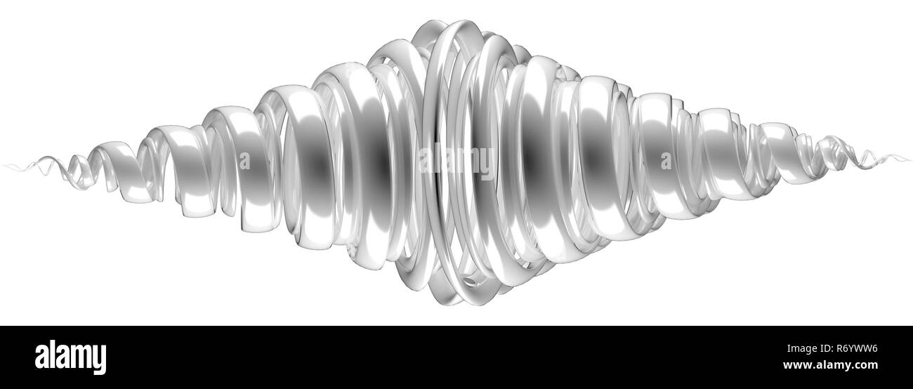 3d rendering of a white abstract on white background Stock Photo - Alamy