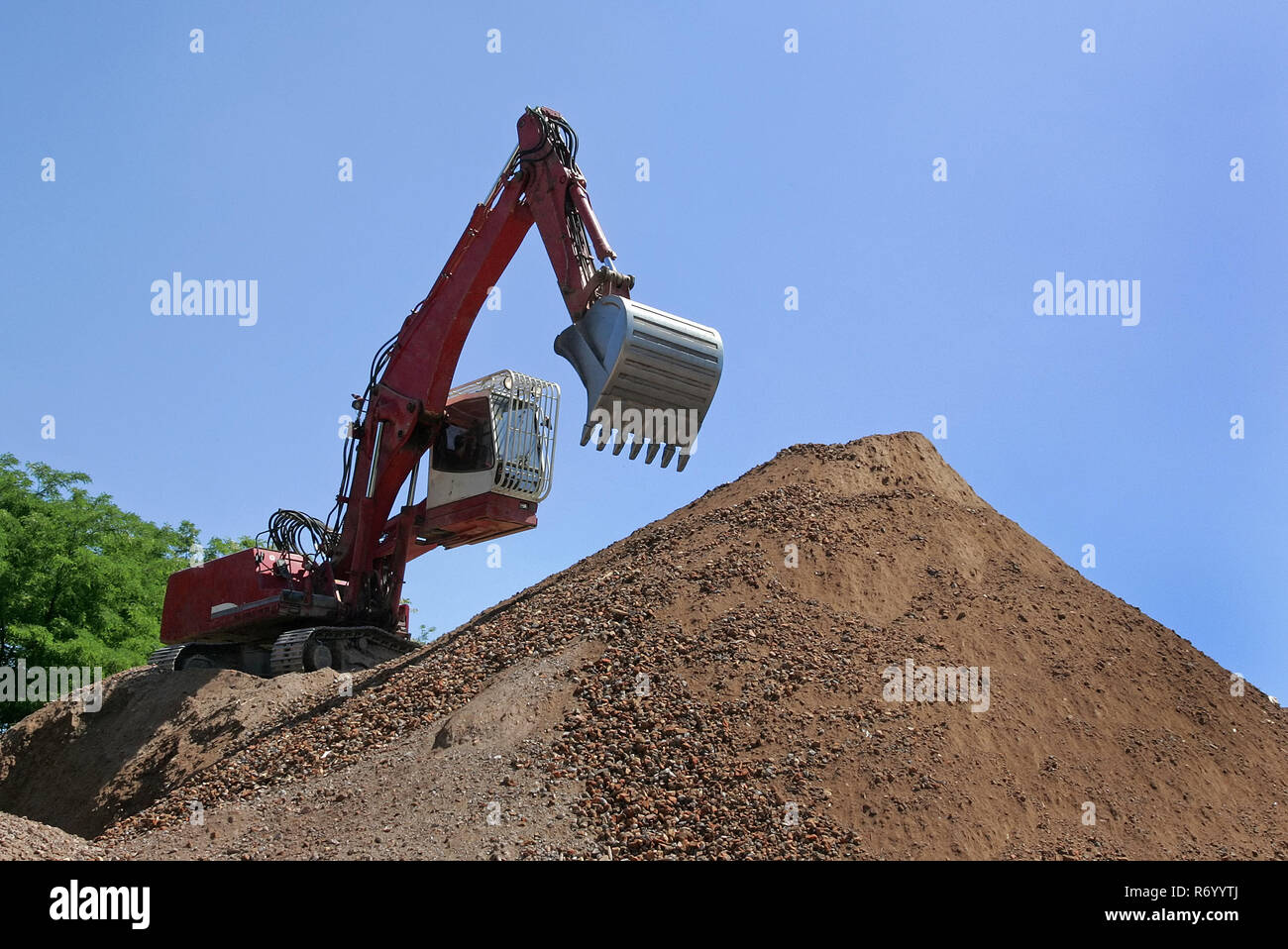 excavator Stock Photo