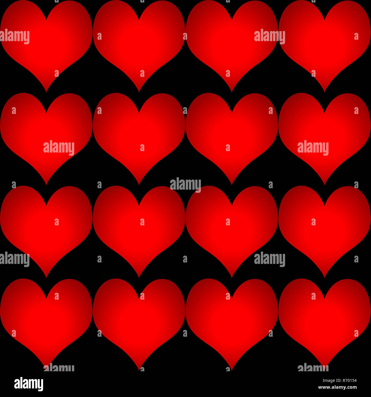 red hearts,black background Stock Photo Alamy