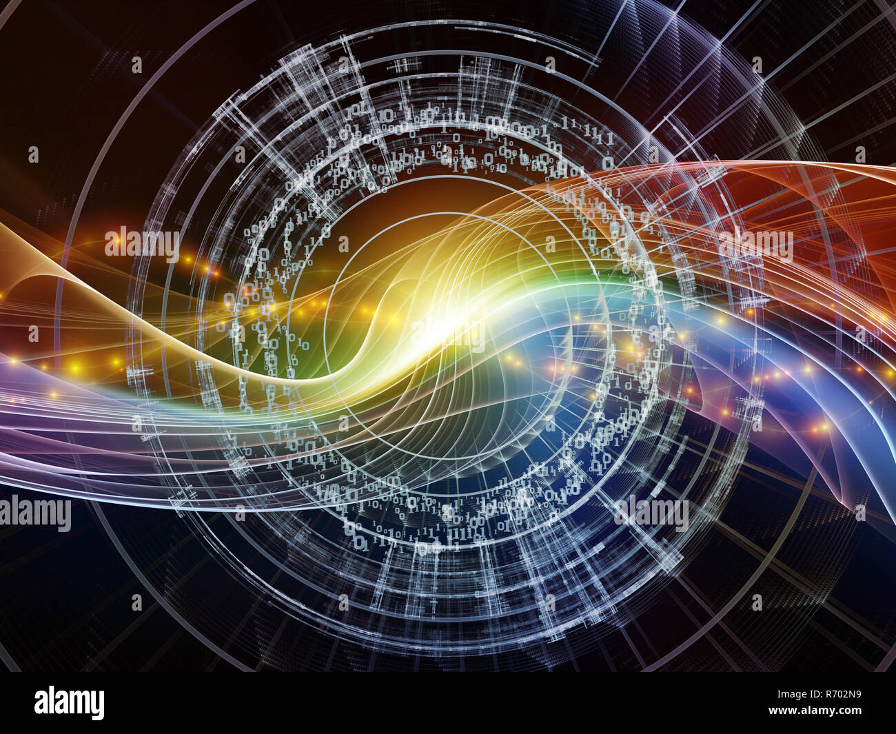 Propagation of Digital World Stock Photo - Alamy