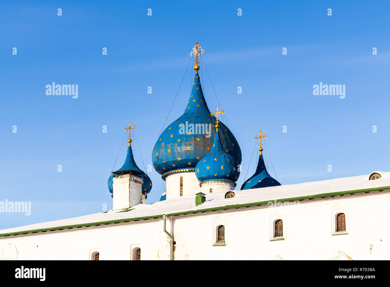 dome of Cathedral of the Nativity in Suzdal town Stock Photo - Alamy