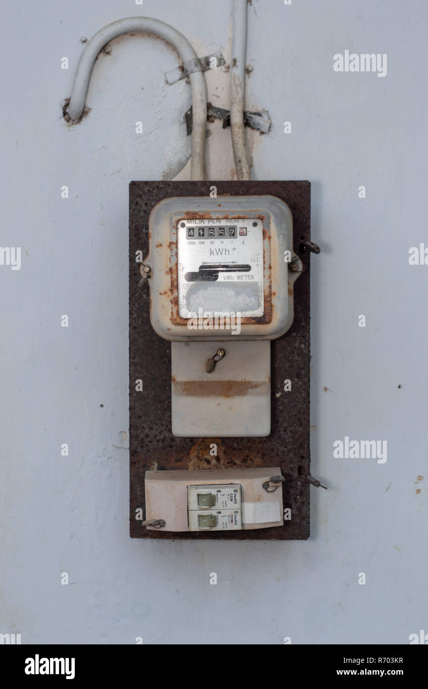 House wall electrical meter box hires stock photography and images Alamy