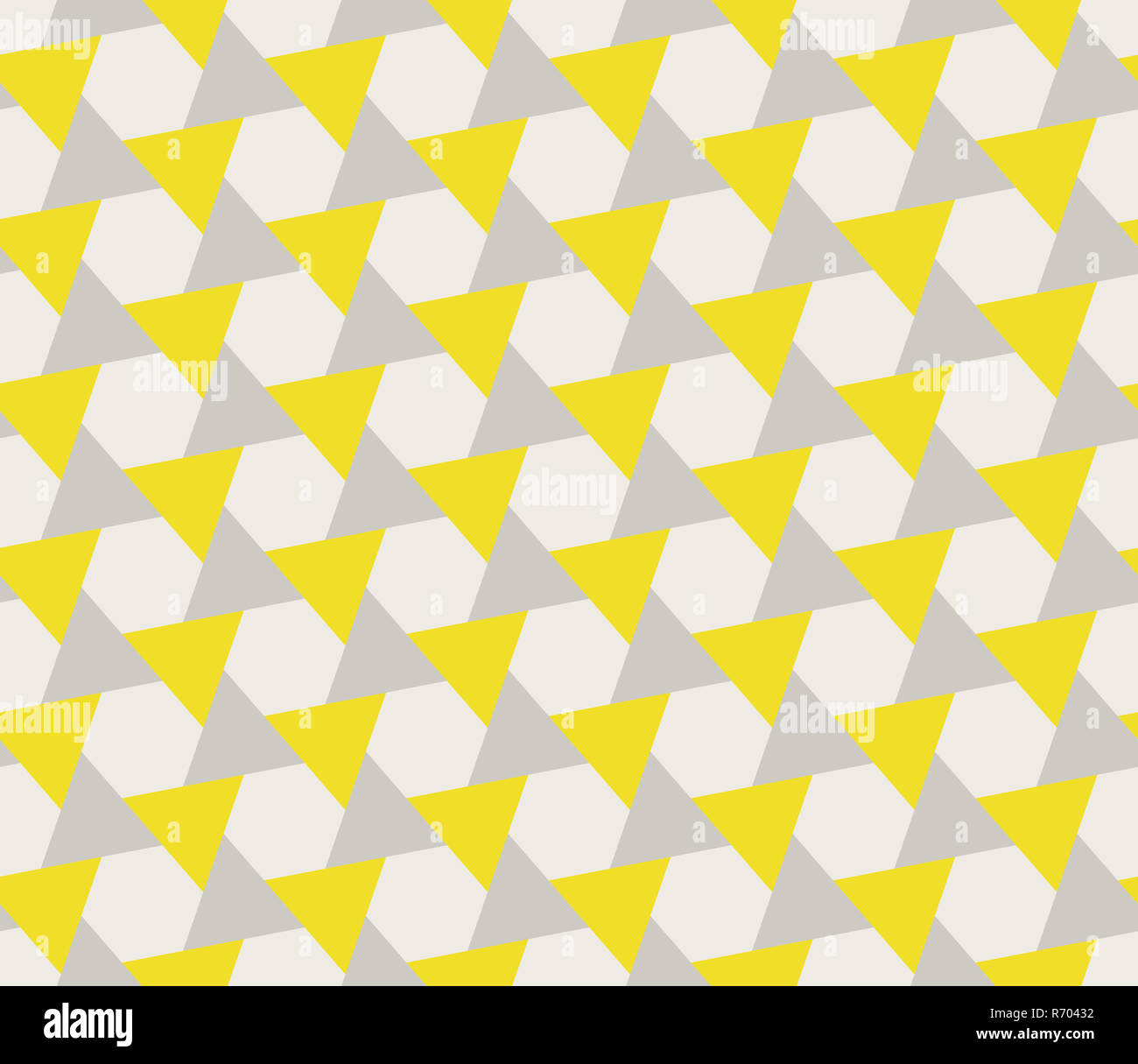 Vector Seamless Grey Yellow Geometric Triangle Shape Tessellation ...