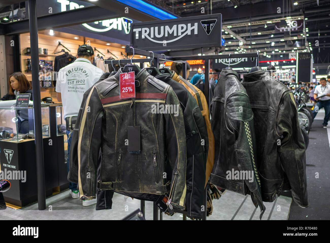 At The Triumph Showroom High Resolution Stock Photography And Images Alamy