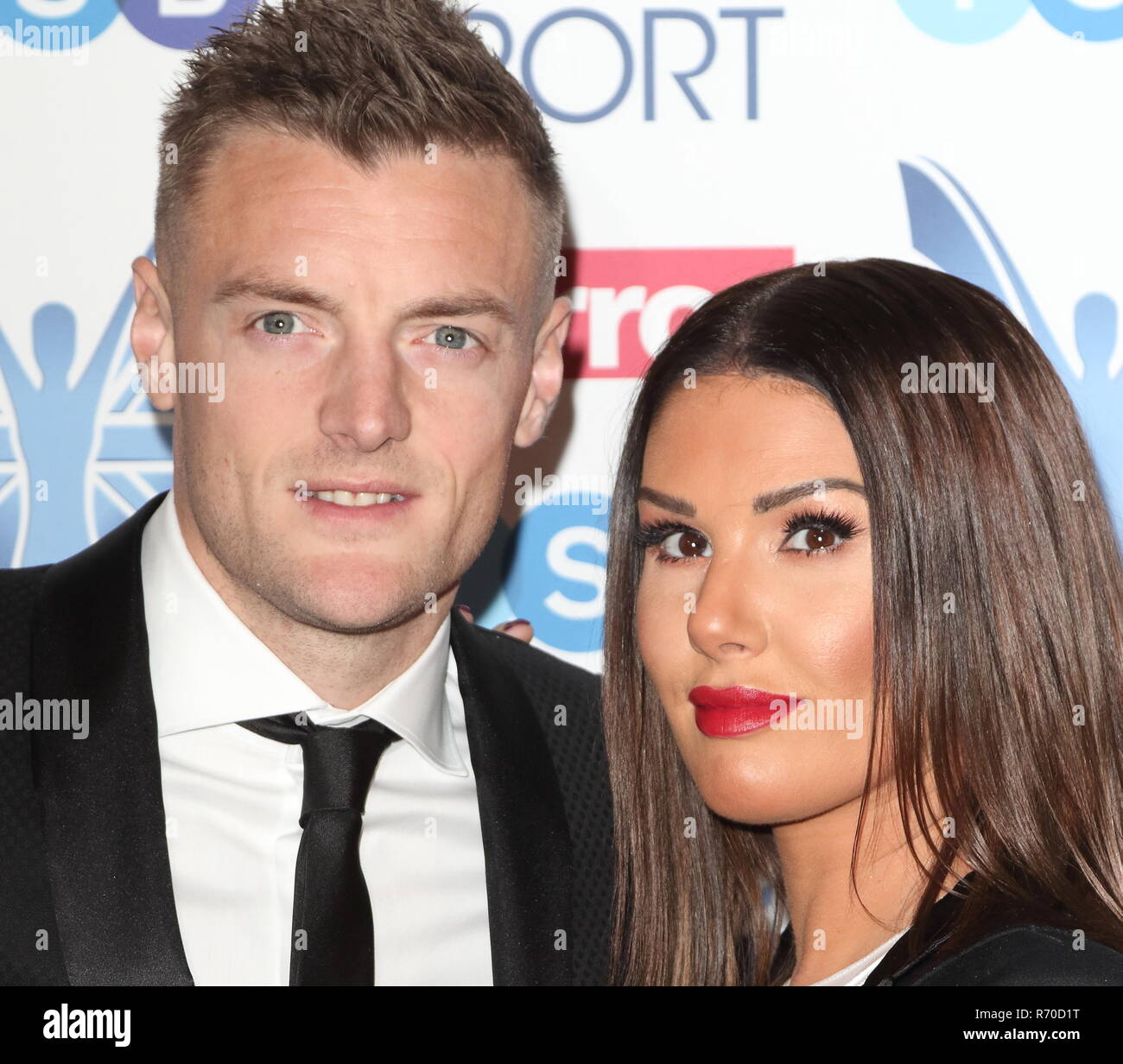 Jamie Vardy and Rebekah Vardy at The Mirror Pride of Sport Awards at