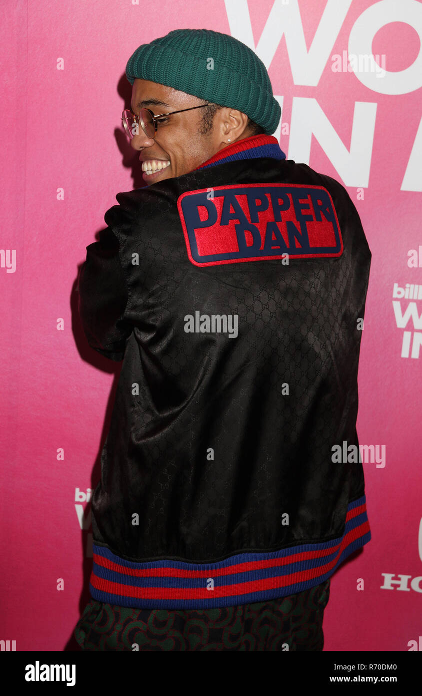 December 6, 2018 - New York City, New York, U.S. - Singer/musician ANDERSON .PAAK attends Billboard's 13th Annual Women in Music event held at Pier 36. (Credit Image: © Nancy Kaszerman/ZUMA Wire) Stock Photo