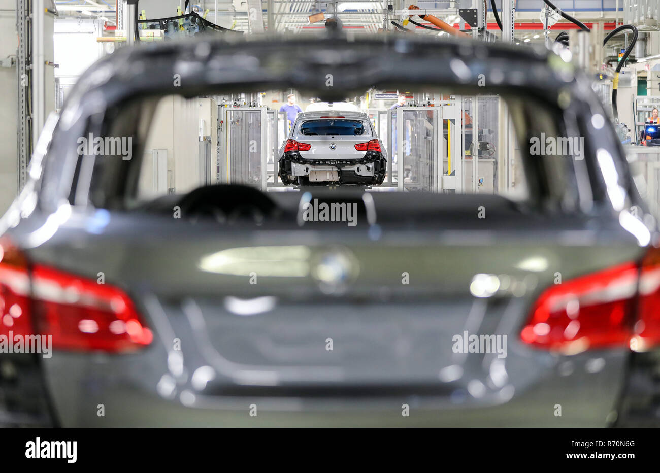 Leipzig Germany 04th Dec 2018 View Through A Bmw 2 Series