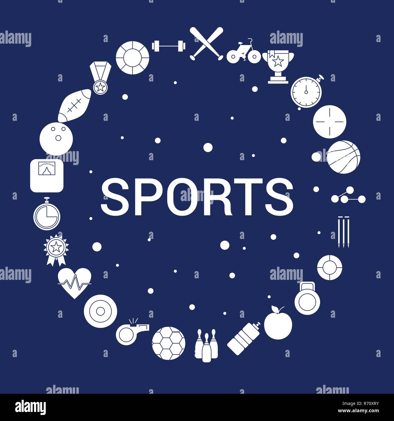 Creative Sports icon Background Stock Vector Image & Art - Alamy