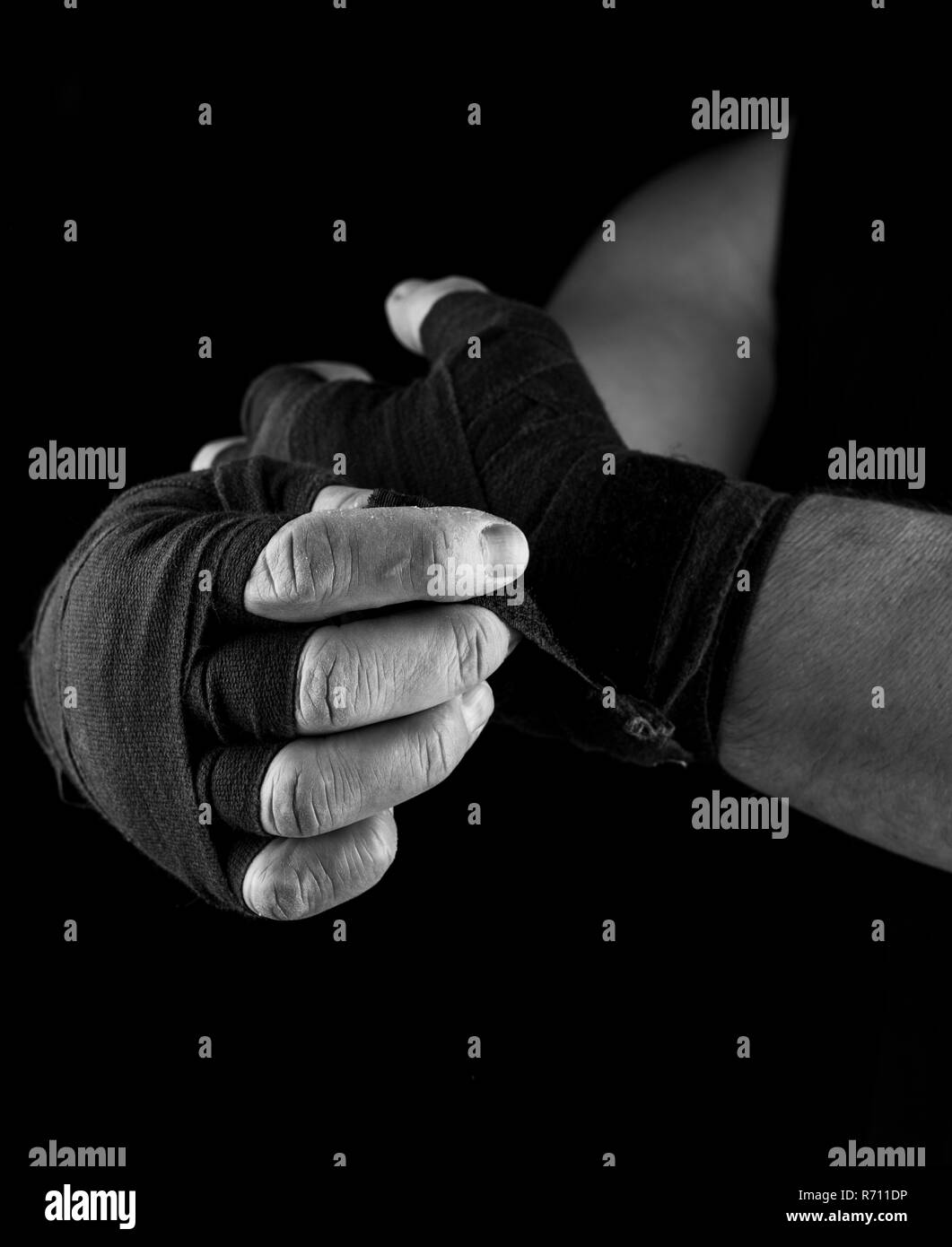 Bandage arm Black and White Stock Photos & Images - Alamy