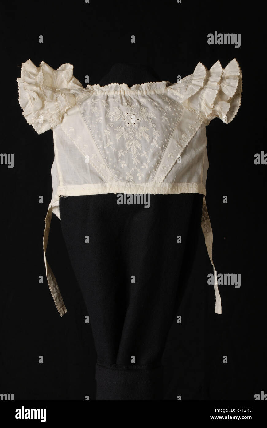 cream christening dress