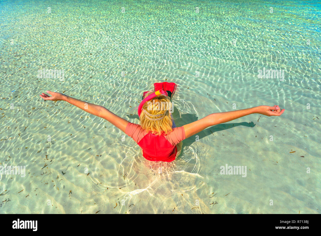 Snorkeler snorkeling hi-res stock photography and images - Alamy