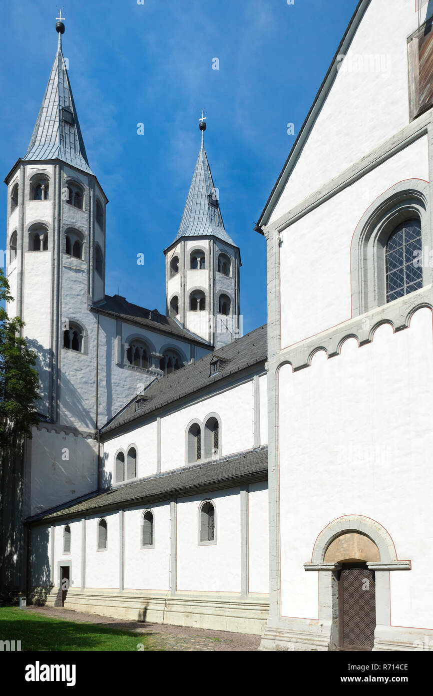 St. Jacob's Church, abbey, UNESCO World Heritage Site, Goslar, Harz, Lower Saxony, Germany Stock Photo