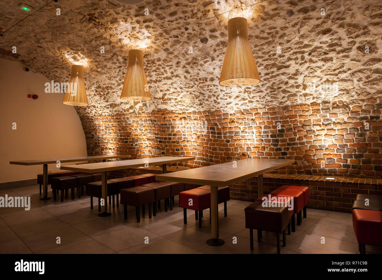 Mcdonald S Restaurant Gothic Cellar In City Of Krakow In
