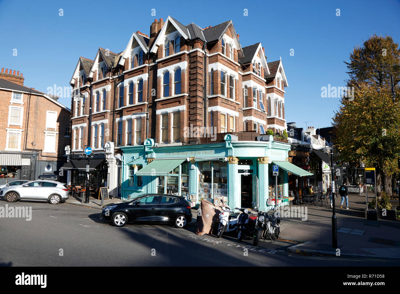 The Bookshop On The Heath on Royal Parade, Blackheath Village, London, UK Stock Photo