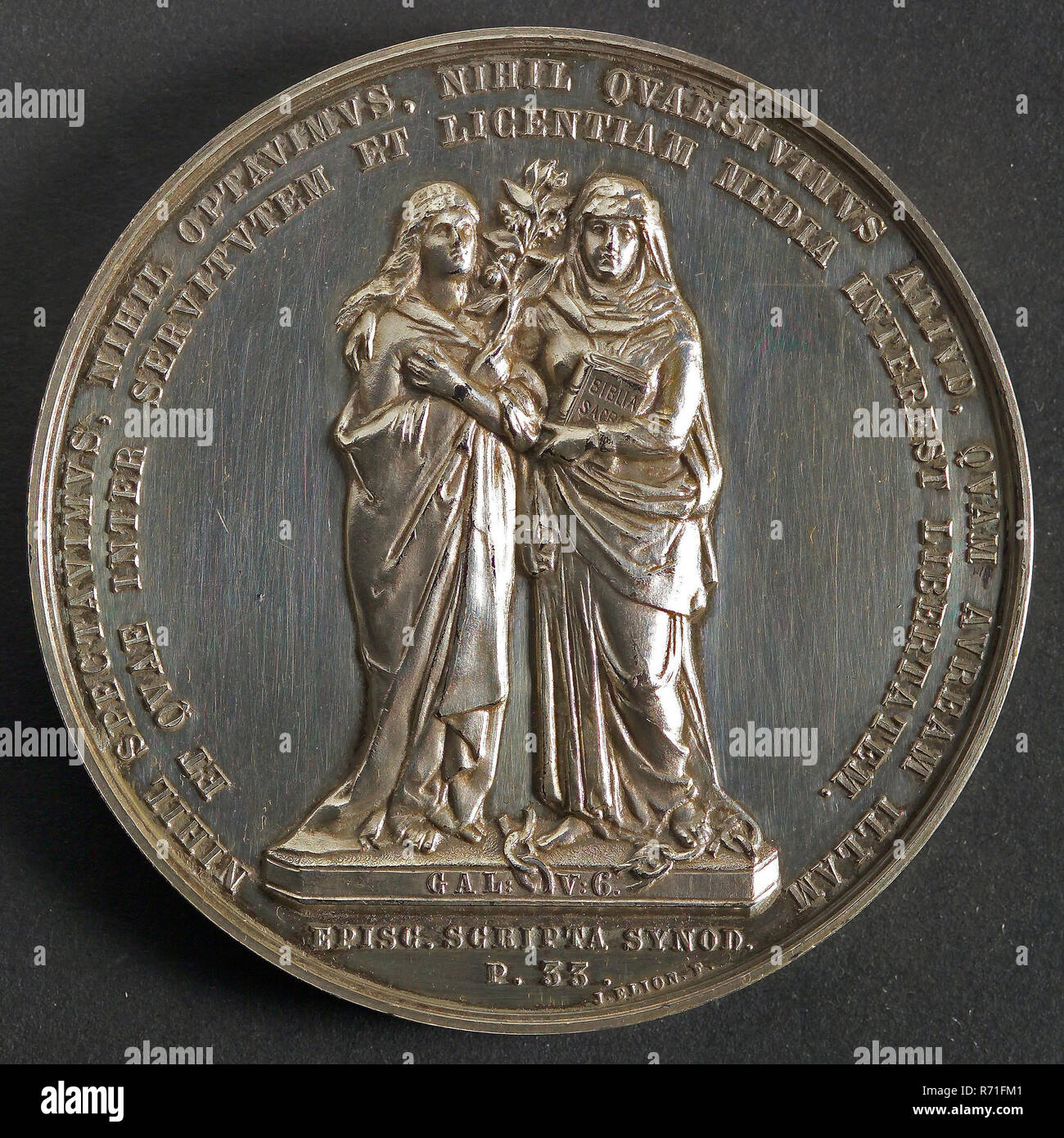 J. Elion, Medal on the 250th anniversary of the Remonstrant Brotherhood ...