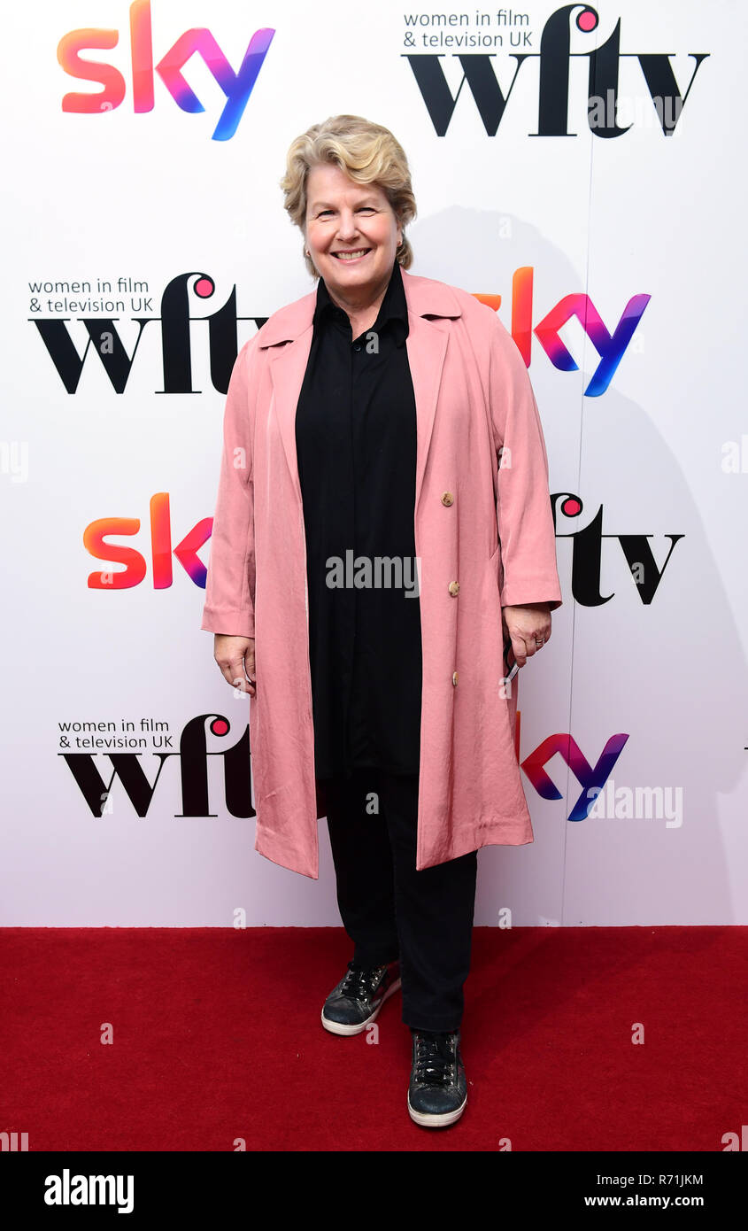 Sandi Toksvig attending the Women in Film and TV Awards 2018, held at the Hilton in London. Stock Photo