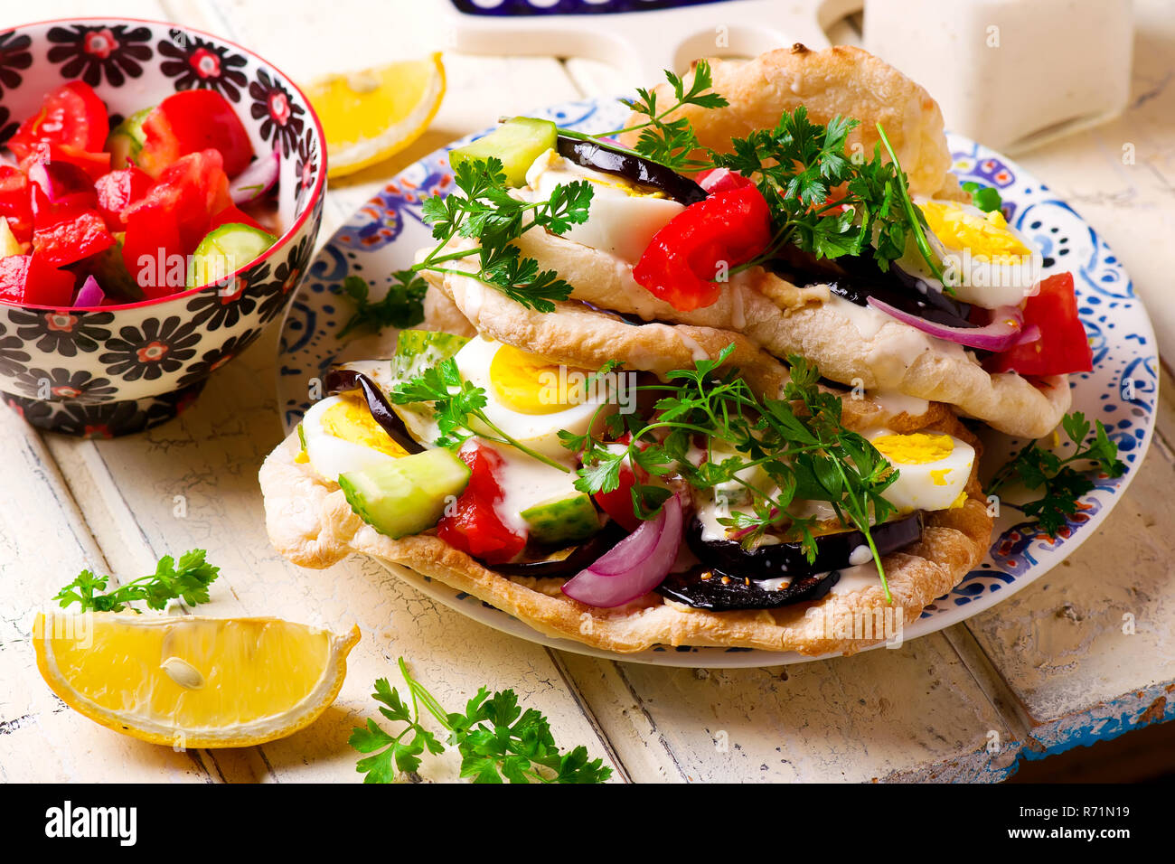 Pita Sabich Sandwich Hi-res Stock Photography And Images - Alamy